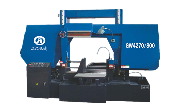 汝城GW4270/800双柱龙门卧式带锯床
